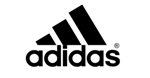adidas logo featured on a white backdrop, illustrating a brand that encompasses more than just sportswear and fitness apparel.