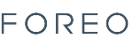 Foreo logo on a clean white background, symbolizing advanced skincare and oral care products for professional use.