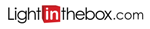 Logo of Light in the Box, symbolizing trendy fashion and global shipping services.
