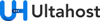 UltaHost logo with the words "UltaHost," which indicate reliable and budget-friendly web hosting that is designed for speed.
