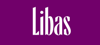 "Libas" displayed in white against a purple backdrop, symbolizing online shopping for women's Indian wear.