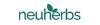 Neuherbs logo on a clean white background, symbolizing natural supplements and wellness products.
