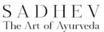 Logo for The Art of Ayurveda, combining artistic text with motifs that symbolize balance and natural health.
