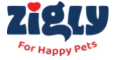 Ziggy for Happy Pets logo showcasing a cheerful pet theme, emphasizing joy and well-being for animals.