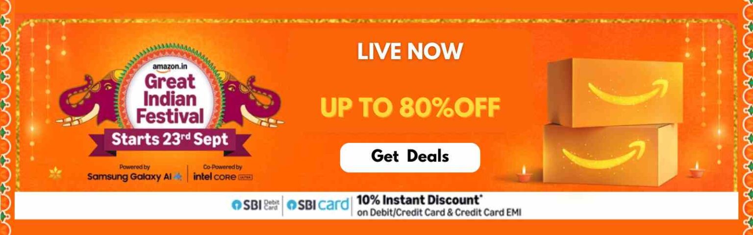 Amazon India announces its big sale is live now, showcasing numerous deals and discounts for shoppers