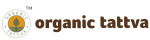 Organic Tattva logo displaying the brand name in a stylish font, emphasizing its commitment to organic and natural products.