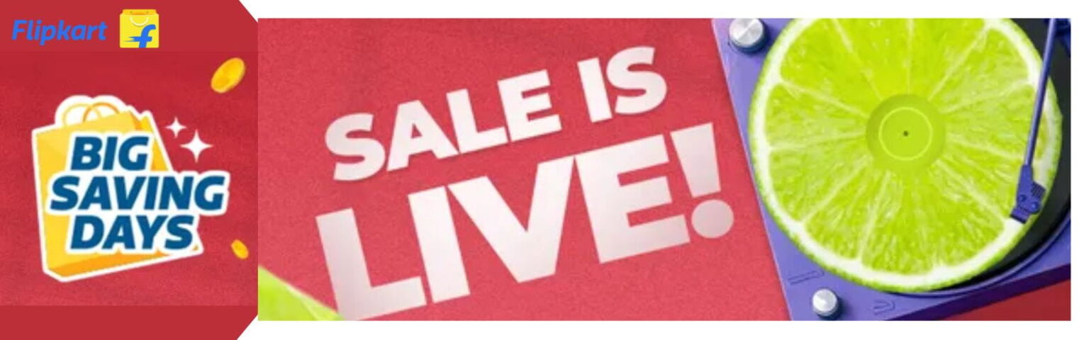 Big Saving Days sale banner announcing discounts and promotions now available.