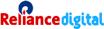 Reliance Digital logo displayed prominently on a vibrant Red background.