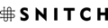 Grayscale logo image representing the brand 'Snitch'.